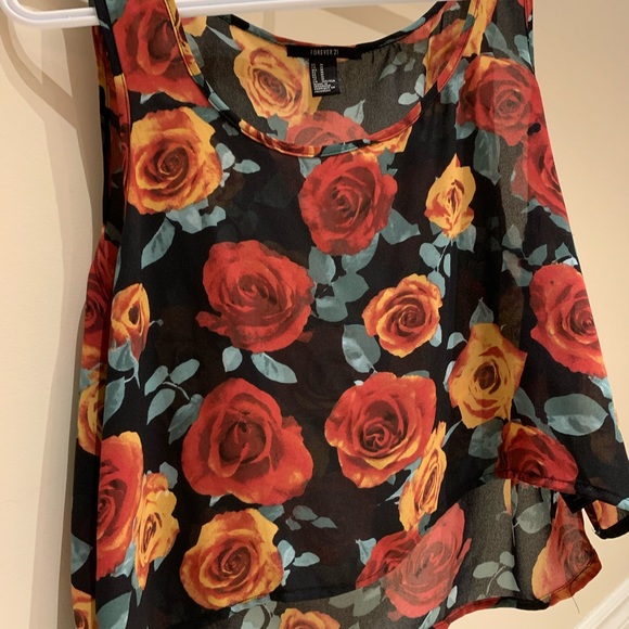 Flower power crop top - Picture 3 of 4